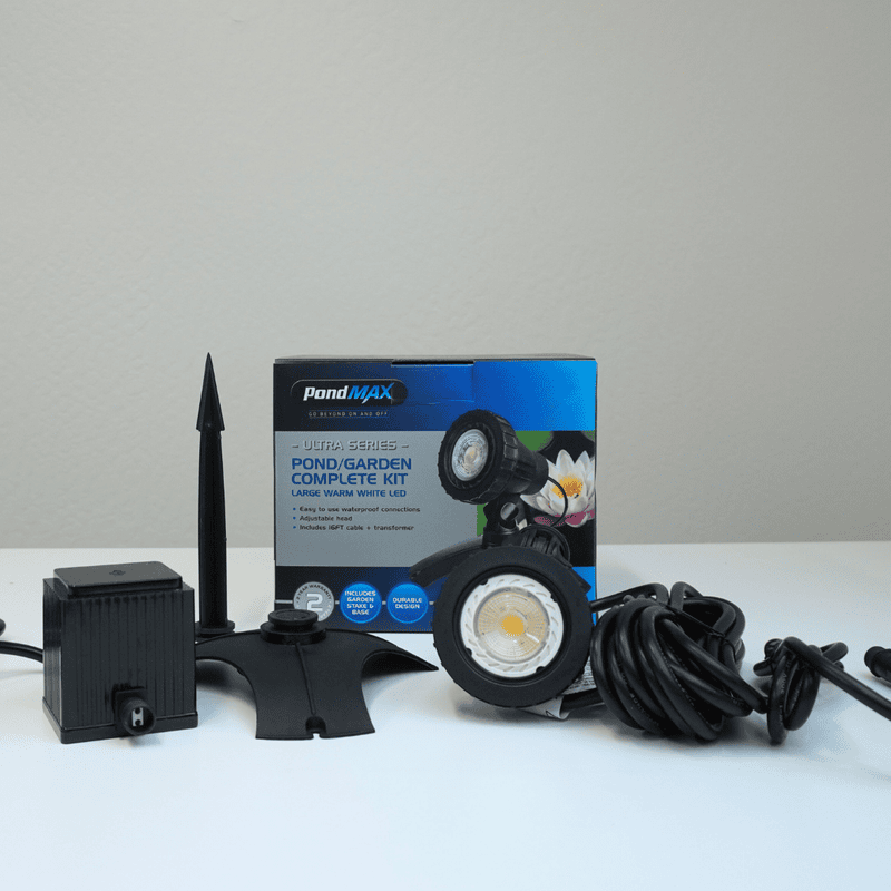 PondMAX Warm White LED Complete Light Kits (Single Light & 3-Light Kits)