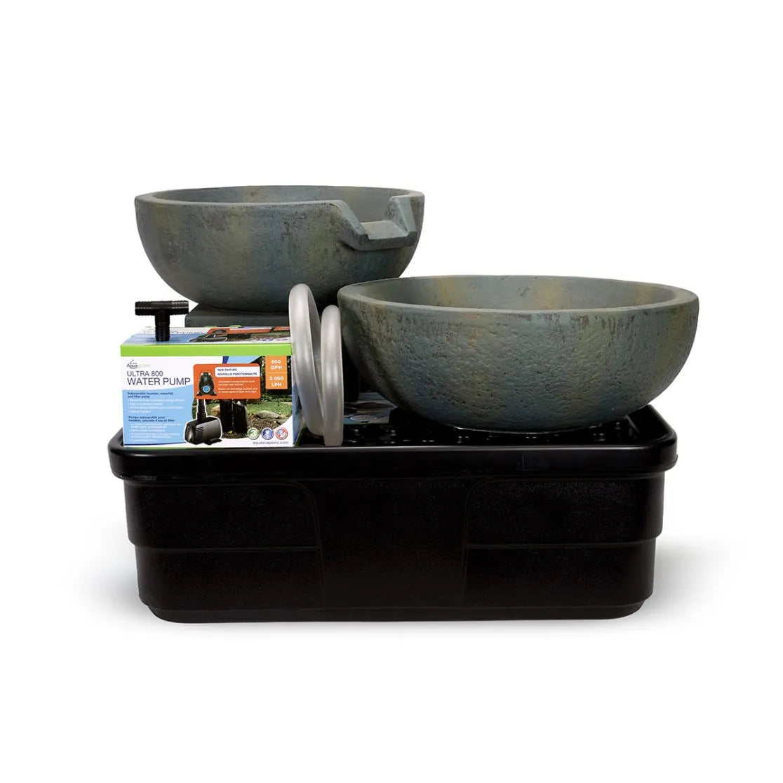 Aquascape Spillway Bowl & Basin Fountain Kit - Patina 19"/21" Dia