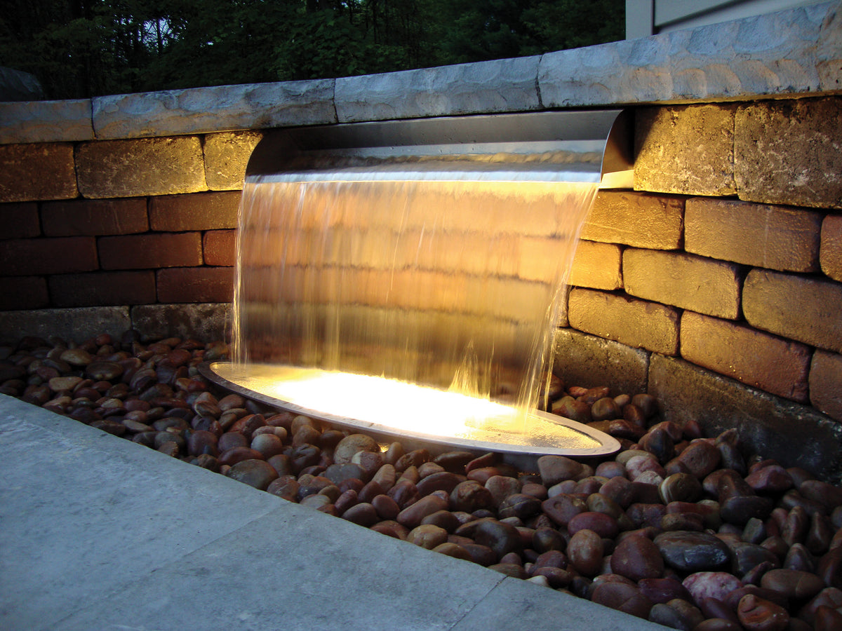 Atlantic - Copper Finish Spillway - Size 12", 24" and 36"