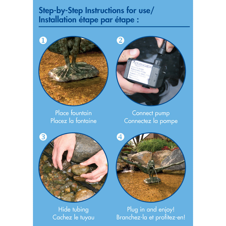 Aquascape - Crazy Legs Frog Spitters
