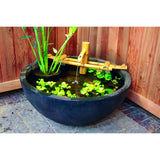 Aquascape - Deer Scarer Bamboo Fountain, Pouring Three -Tier Bamboo Fountain and Adjustable Pouring Bamboo Fountain