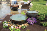 Aquascape  - Spillway Bowl 32″, Spillway Basin 40″, Bowl Stand and Landscape Fountain Kit