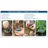 Aquascape - Double Frog Cattail Spitter and Frog on Reed Spitter