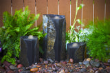 Aquascape - Double Textured Basalt Cored Water Columns (Set of 3) - 8", 13" and 20"