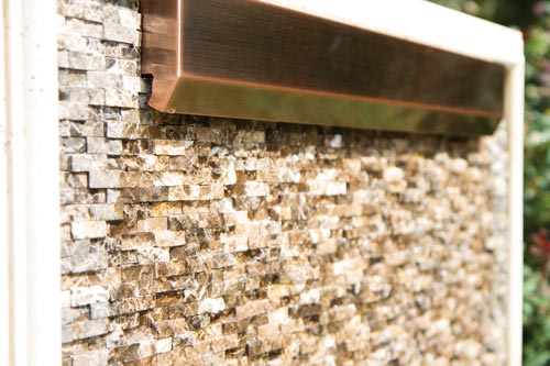 Atlantic - Water Wall Spillway - Size 24" (Stainless Steel and Stainless Steel with Copper Finish) - High Grade Steel SS316