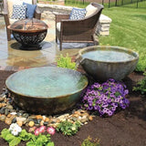 Aquascape Spillway Bowl & Basin Fountain Kit - Patina 32"/40" Dia