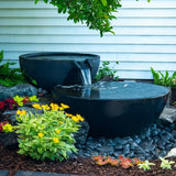 Aquascape Spillway Bowl & Basin Fountain Kit - Iron Ore 32"/40" Dia