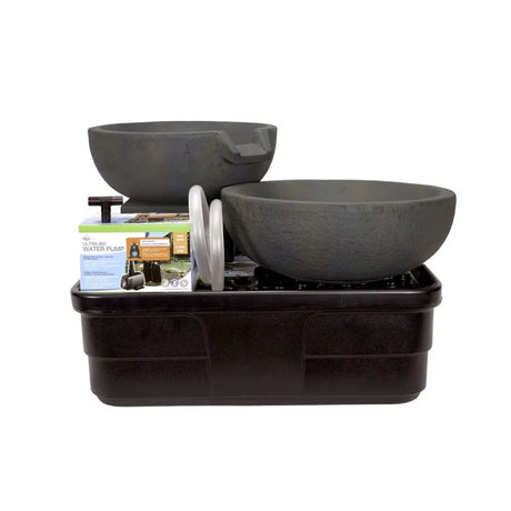 Aquascape Spillway Bowl & Basin Fountain Kit - Iron Ore 19"/21" Dia