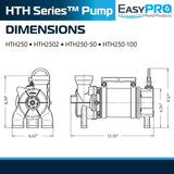 EasyPro HTH Series Horizontal Stainless Steel Pumps