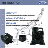 Anjon Monsoon Submersible Pond Pump