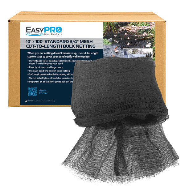 EasyPro Boxed Premium Pond Cover Netting - 100 ft. Rolls