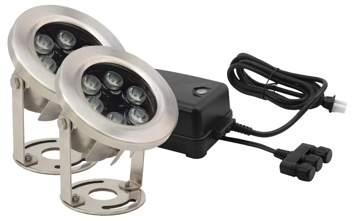 EasyPro Stainless Steel Warm White LED Lights & Kit