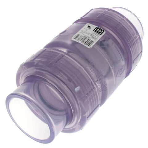True Union Swing Check Valve (Clear)