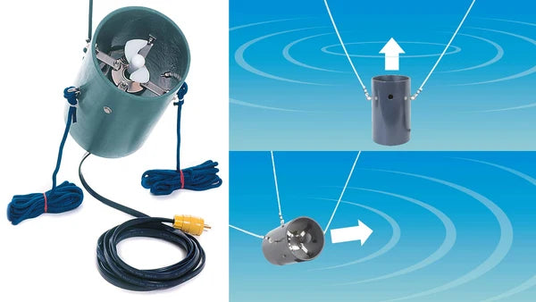Scott Aerator Slinger De-icer - Lakes, Protects Docks, Boats & Marinas