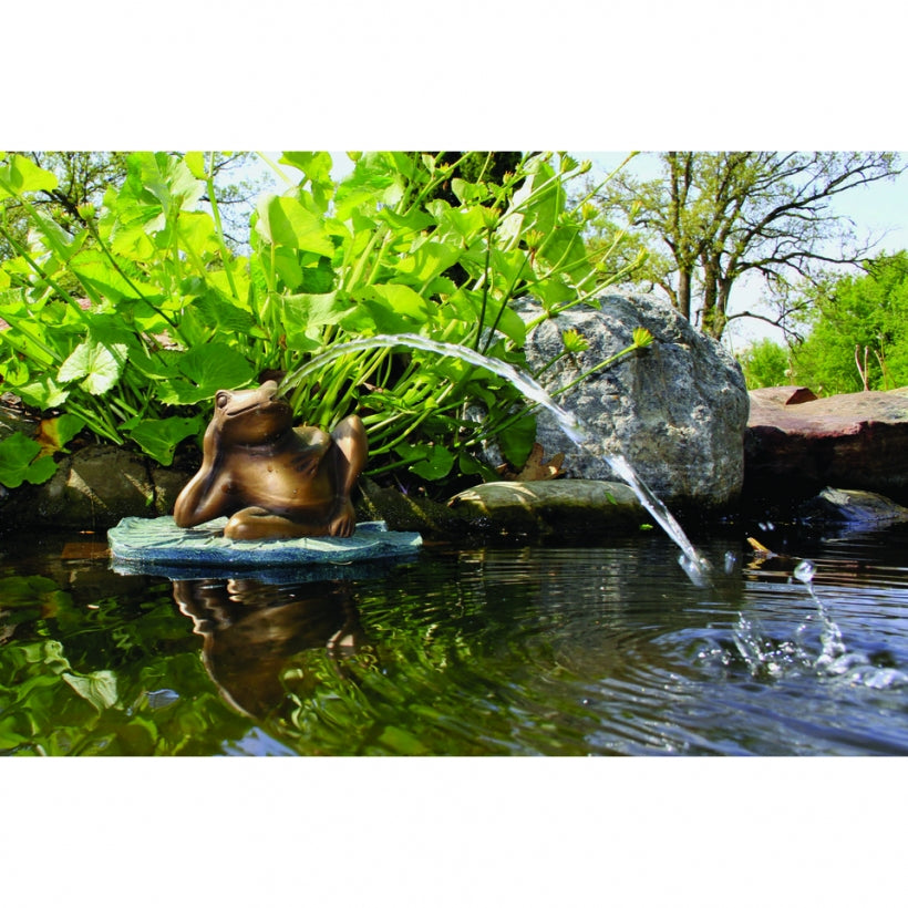 Aquascape - Lazy Frog on Lily Pad Spitters