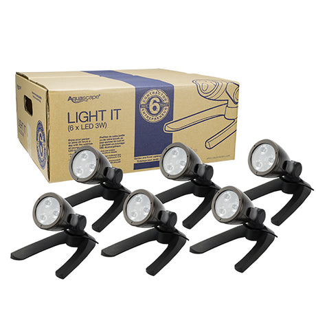 Aquascape Garden & Pond 3-Watt Spotlight (Single Light or 6 Light Pack)