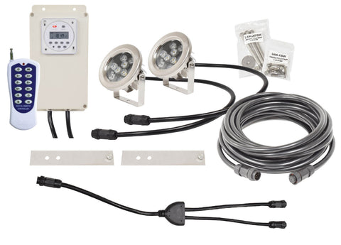 EasyPro Color Changing LED Fountain Light Kits (100', 150' & 200' Cord Length Options)