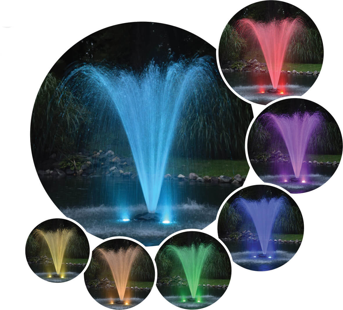 EasyPro Color Changing LED Floating Fountain