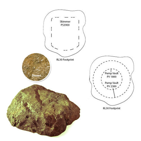 Atlantic - Rock Lid - Color/Stone type: Desert - Size: Small, Medium and Large