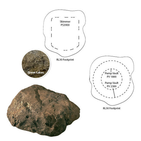 Atlantic - Rock Lid - Color/Stone type: Great Lakes - Size: Small, Medium and Large