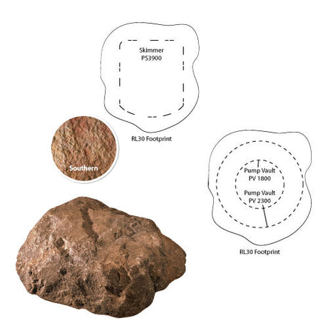 Atlantic - Rock Lid - Color/Stone type: Southern - Size: Small, Medium and Large