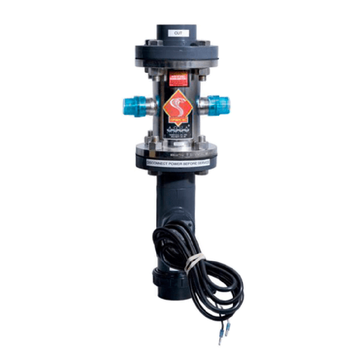 Aqua Ultraviolet Viper SL 400 Watt Stainless Steel UV Sterilizer, With Flow Switch
