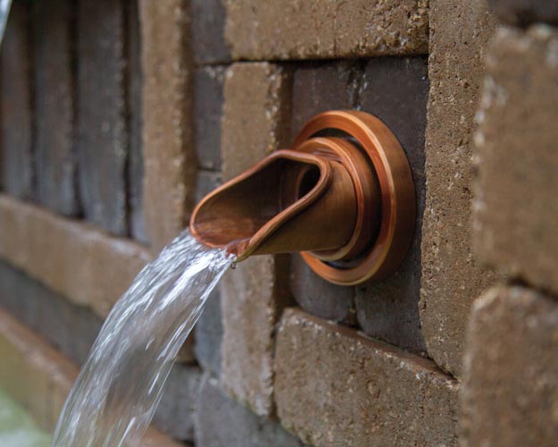 Atlantic - Wall Spouts - Copper & Bronze Finish (Mantova, Olivett, Ravenna and Verona)