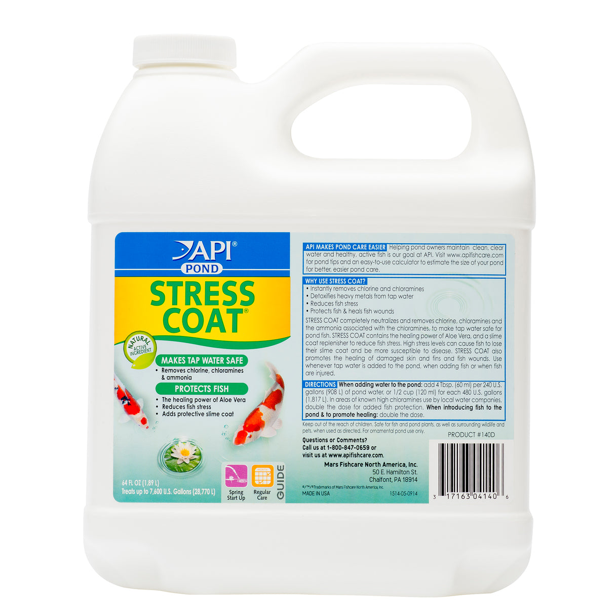 API Pond Stress Coat Dechlorinator and Water Conditioner