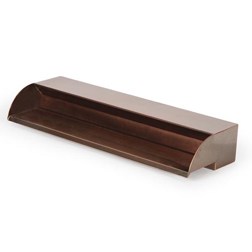 Atlantic - Copper Finish Spillway - Size 12", 24" and 36"