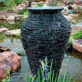 Aquascape - Stacked Slate Urn Fountain - Small, Medium and Large