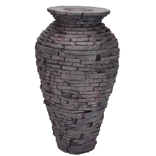 Aquascape Stacked Slate Urn Fountain - Small, Medium and Large