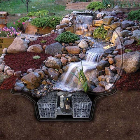 EasyPro Pro-Series "Just-A-Falls" Kit,  82" Spillway & 30' Stream